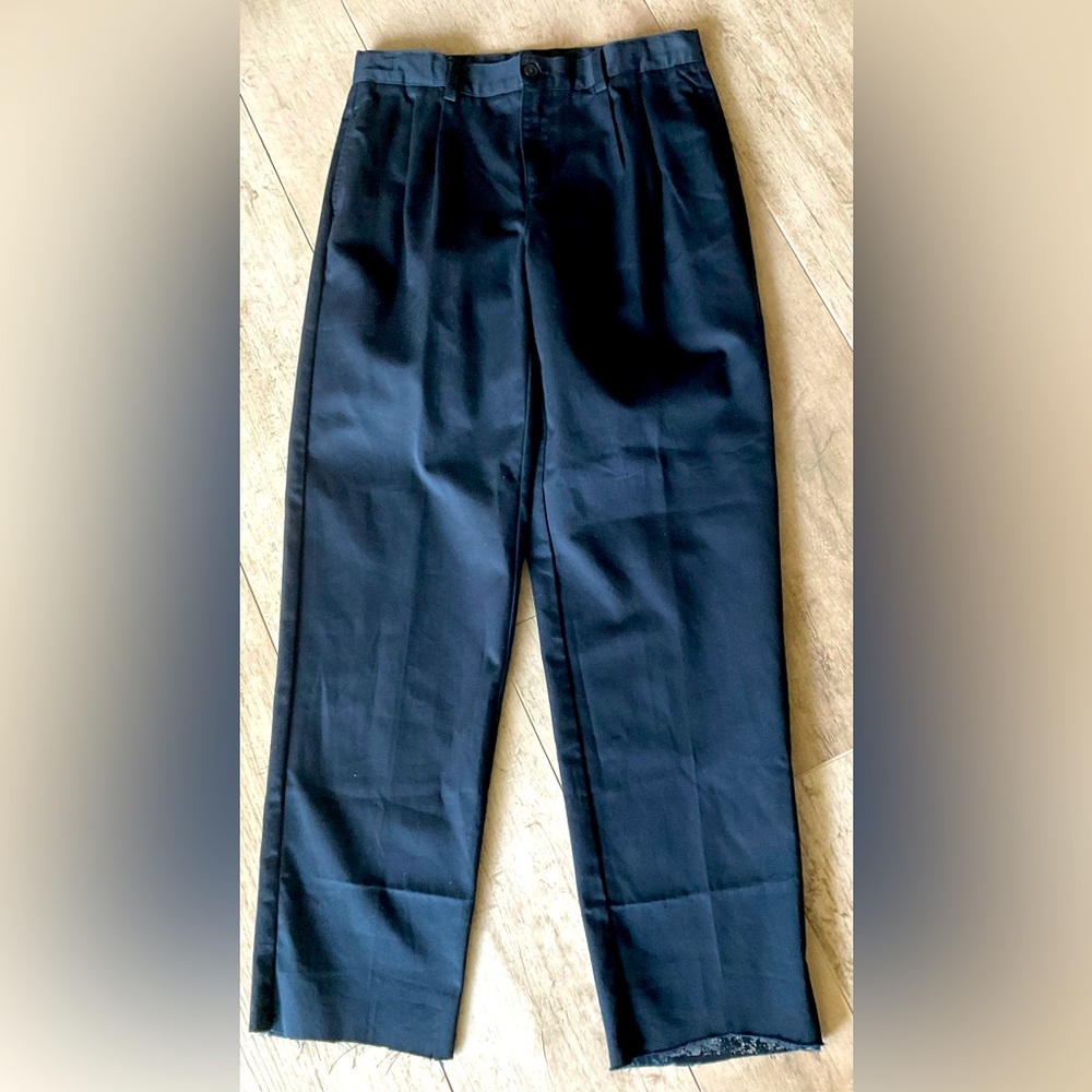 Boys Land’s End Navy Blue Pants. Size 12 Years